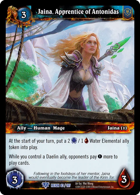 Jaina, Apprentice of Antonidas
