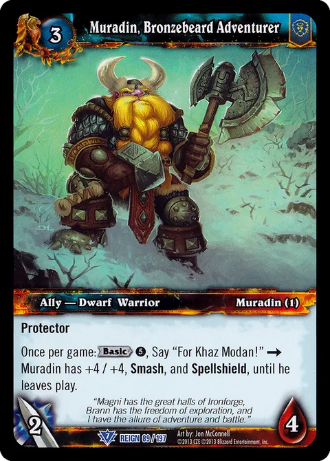 Muradin, Bronzebeard Adventurer