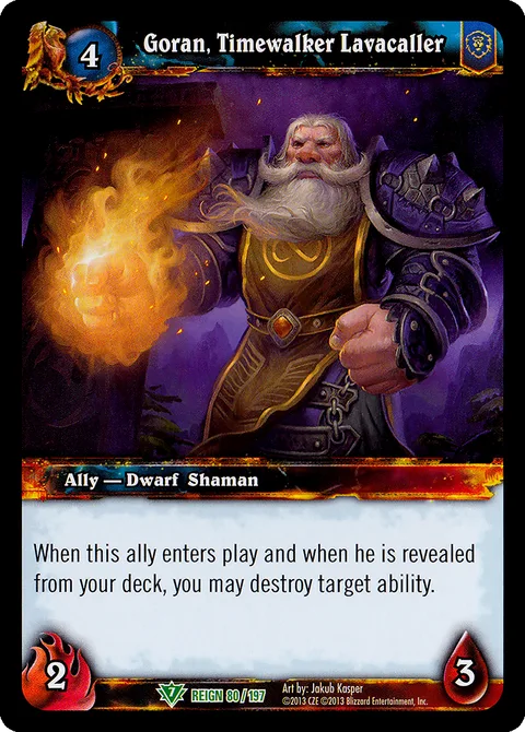 Goran, Timewalker Lavacaller