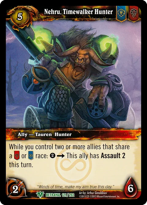 Nehru, Timewalker Hunter