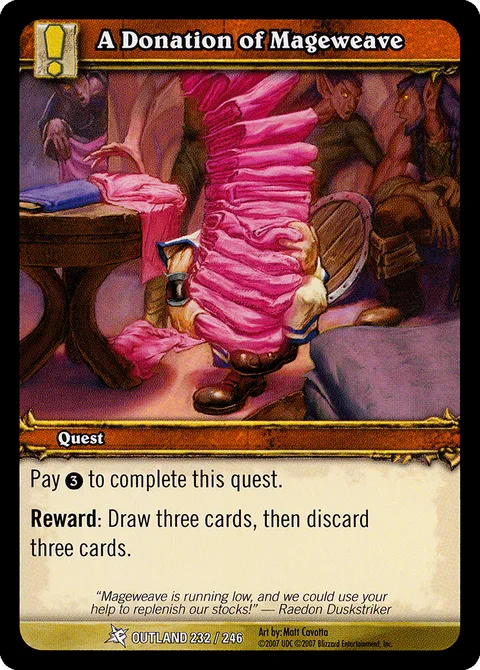 A Donation of Mageweave