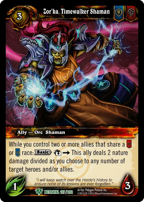 Zor'ka, Timewalker Shaman