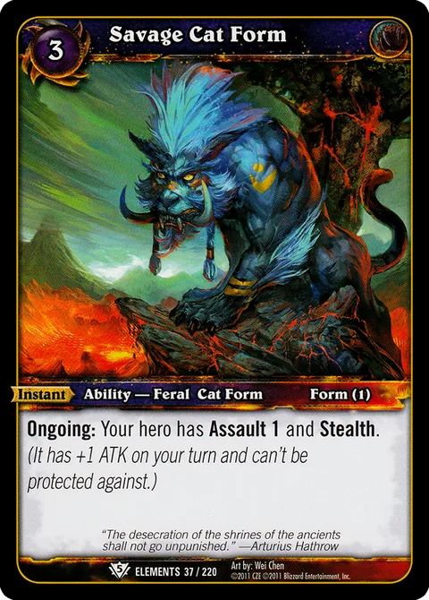 Savage Cat Form