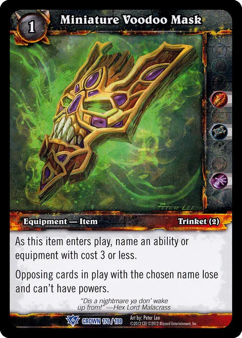 Miniature Voodoo Mask