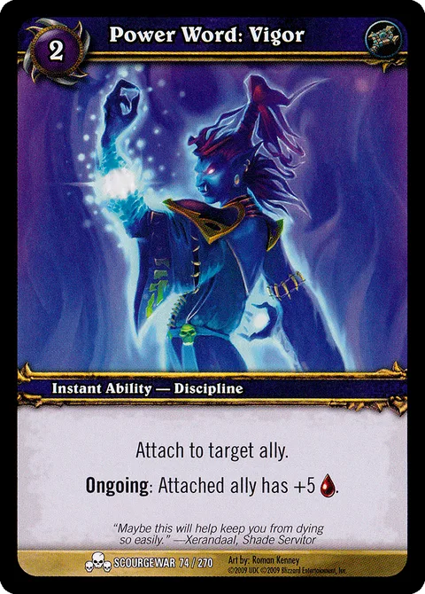 Power Word: Vigor