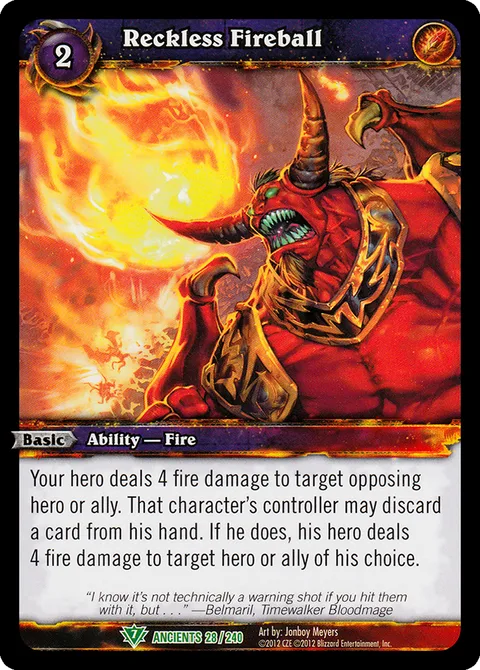 Reckless Fireball