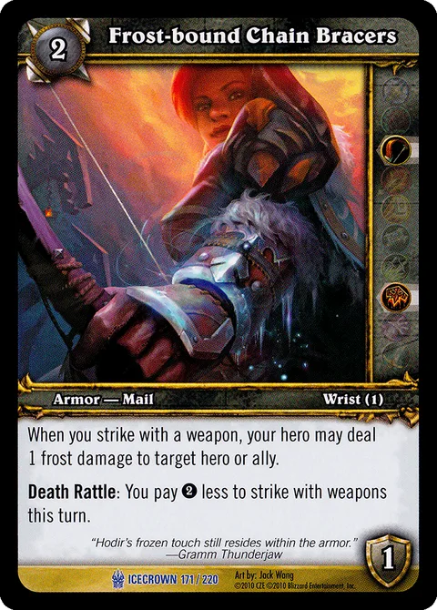Frost-bound Chain Bracers