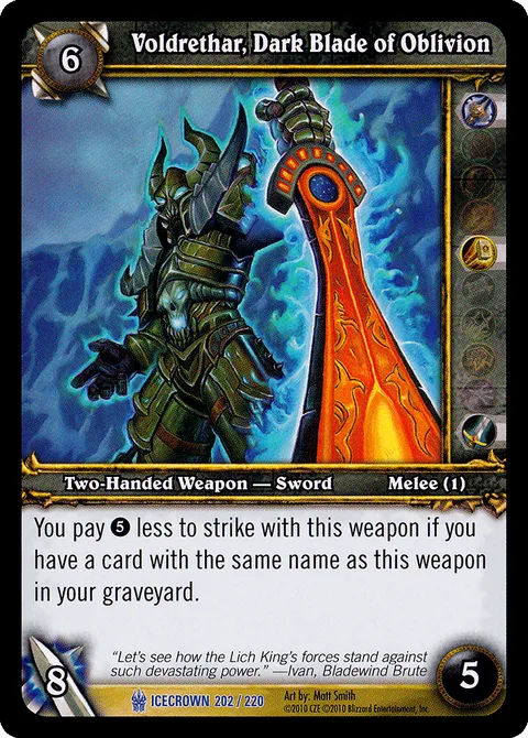 Voldrethar, Dark Blade of Oblivion