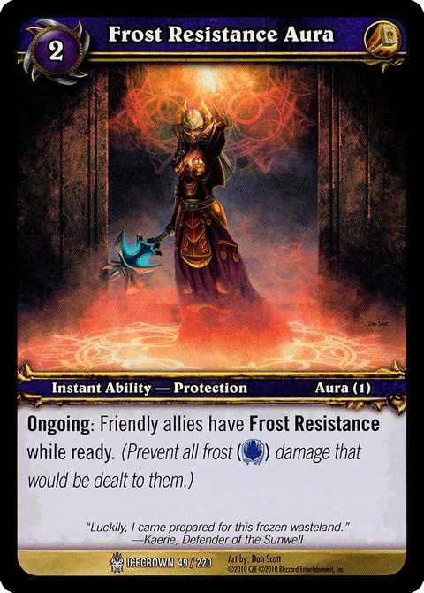 Frost Resistance Aura