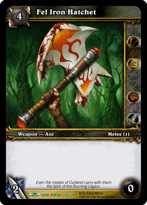 Fel Iron Hatchet