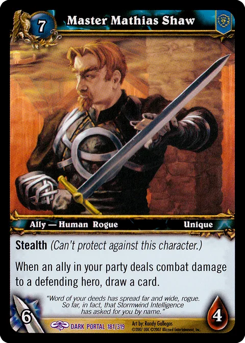 Master Mathias Shaw