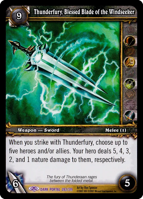 Thunderfury, Blessed Blade of the Windseeker