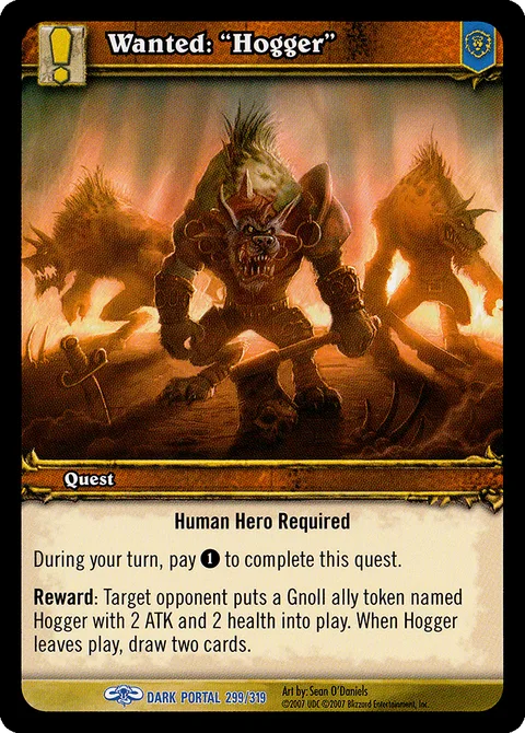 Wanted: ""Hogger""