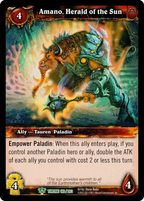 Amano, Herald of the Sun