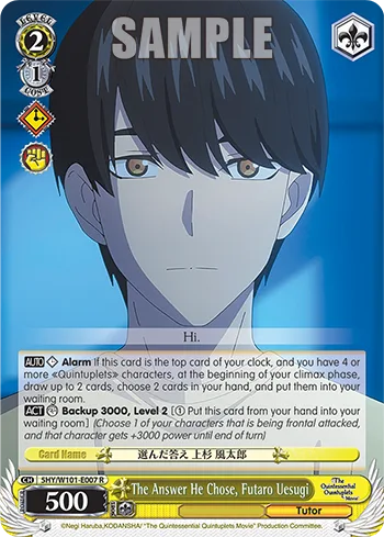 The Answer He Chose, Futaro Uesugi