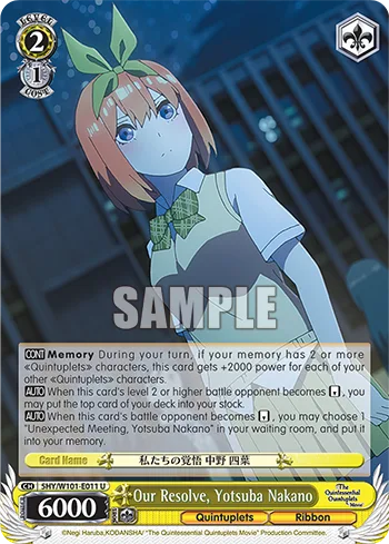 Our Resolve, Yotsuba Nakano