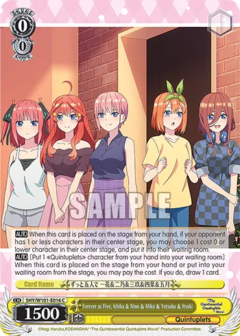 Forever as Five, Ichika & Nino & Miku & Yotsuba & Itsuki