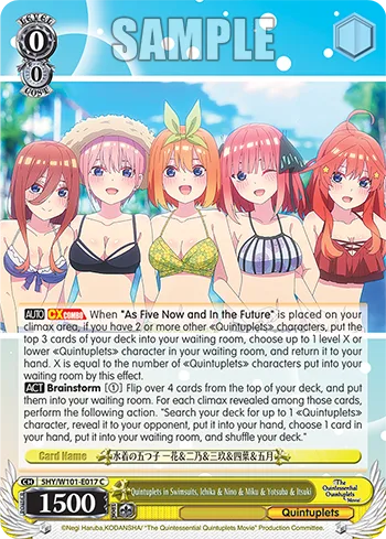 Quintuplets in Swimsuits, Ichika & Nino & Miku & Yotsuba & Itsuki