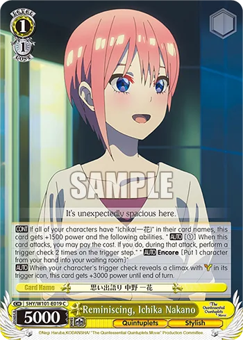 Reminiscing, Ichika Nakano