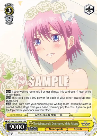 The Quintessential Quintuplets, Ichika Nakano