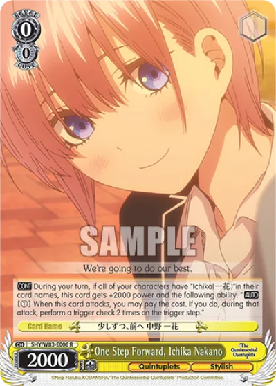 One Step Forward, Ichika Nakano