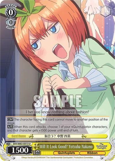 Will It Look Good? Yotsuba Nakano