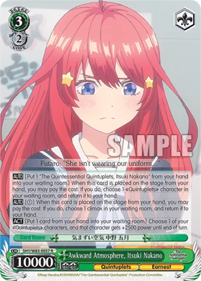 Awkward Atmosphere, Itsuki Nakano