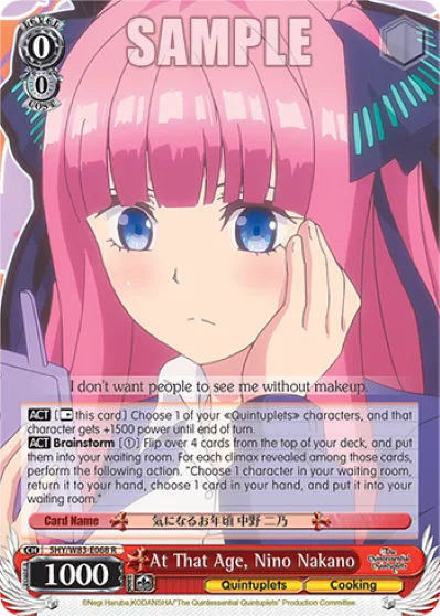 At That Age, Nino Nakano