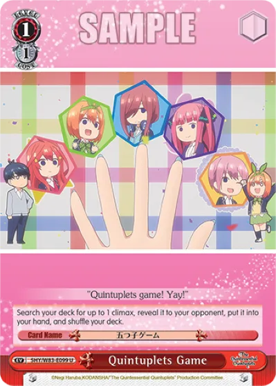 Quintuplets Game