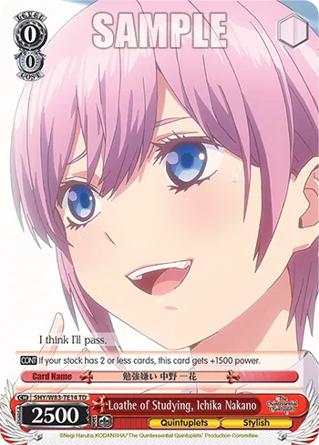 Loathe of Studying, Ichika Nakano