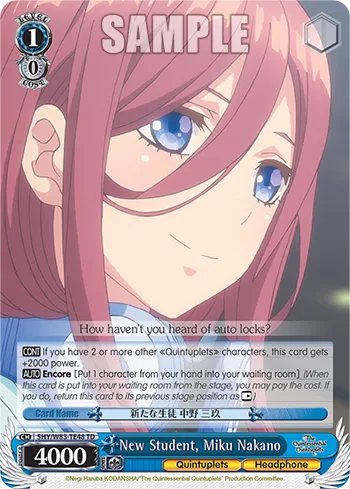 New Student, Miku Nakano
