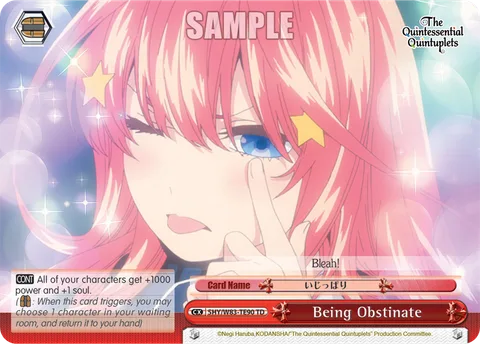 Being Obstinate