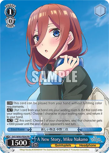 A New Story, Miku Nakano