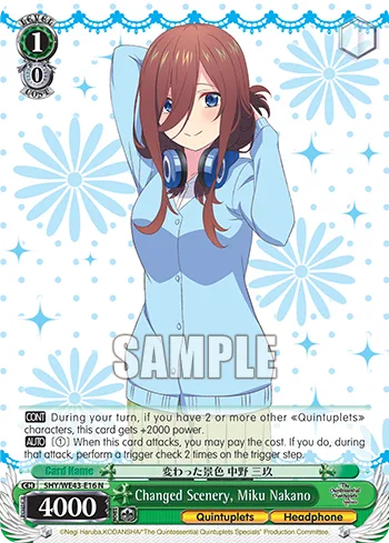 Changed Scenery, Miku Nakano