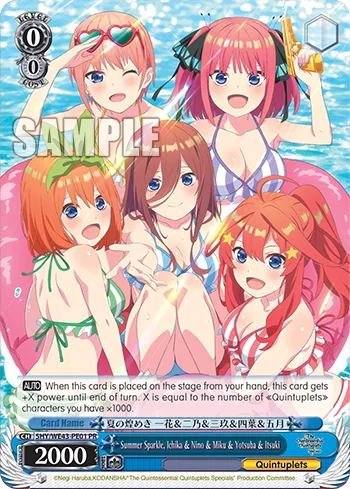 Summer Sparkle, Ichika & Nino & Miku & Yotsuba & Itsuki