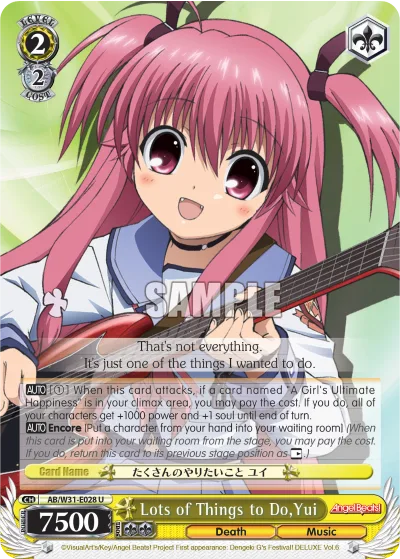 Lots of Things to Do, Yui
