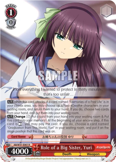 Role of a Big Sister, Yuri