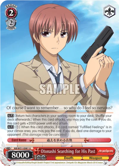 Otonashi Searching for His Past