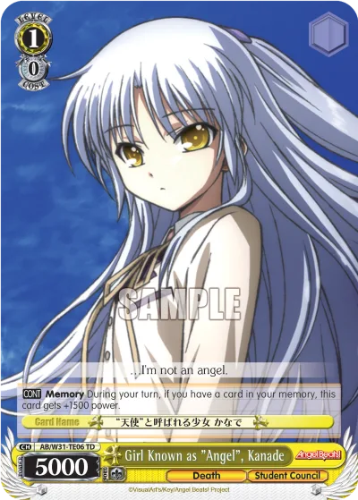 Girl Known as ""Angel"", Kanade