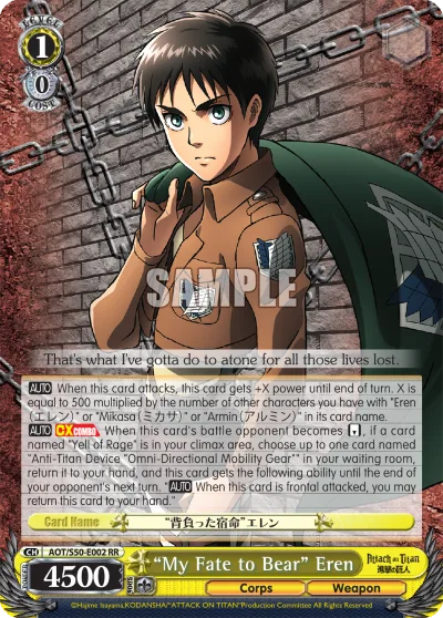 ""My Fate to Bear"" Eren