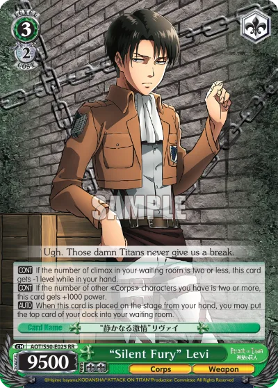 ""Silent Fury"" Levi