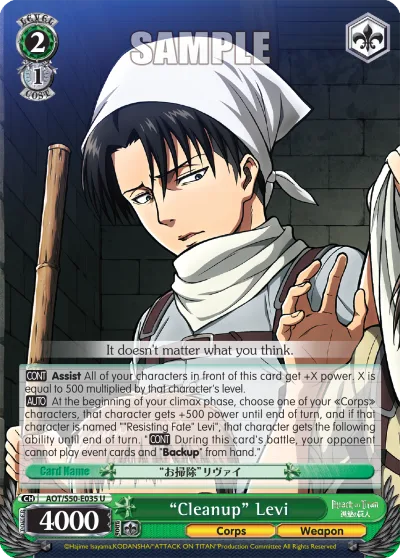 ""Cleanup"" Levi
