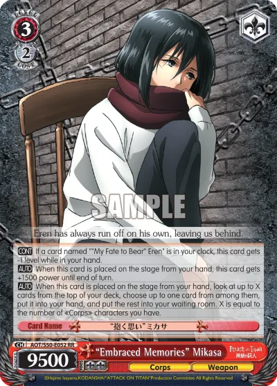 ""Embraced Memories"" Mikasa