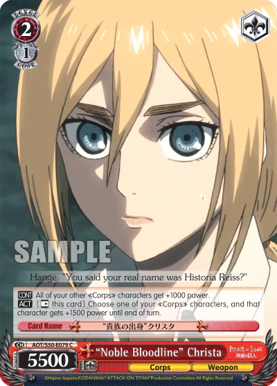 ""Noble Bloodline"" Christa