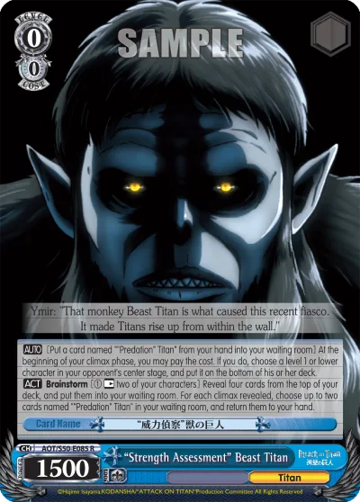 ""Strength Assessment"" Beast Titan