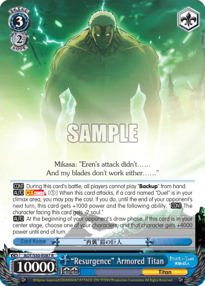 ""Resurgence"" Armored Titan