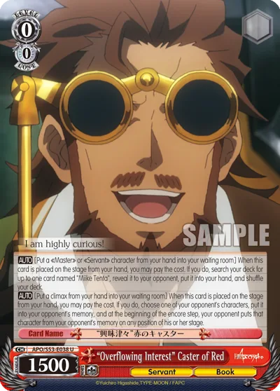 ""Overflowing Interest"" Caster of Red