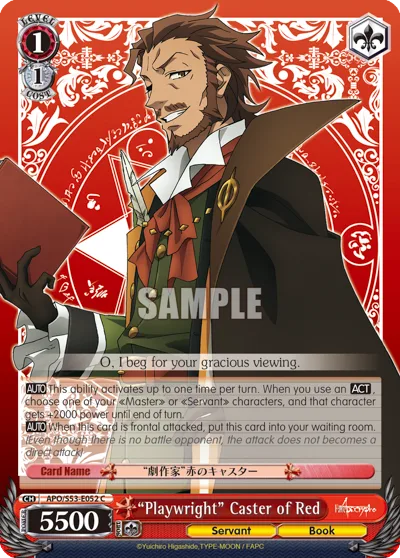 ""Playwright"" Caster of Red