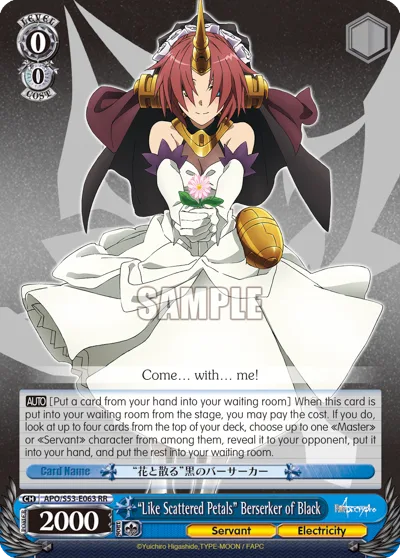 ""Like Scattered Petals"" Berserker of Black