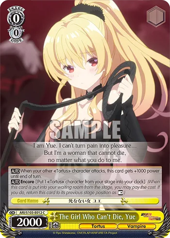 The Girl Who Can't Die, Yue
